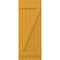 Ekena Millwork Americraft 6-Board (2 Batten) Wood Joined Board-n-Batten Shutters w/ Z-Bar, ARW102BB621X77TUH, PR ARW102BB621X77TUH - alternate 7